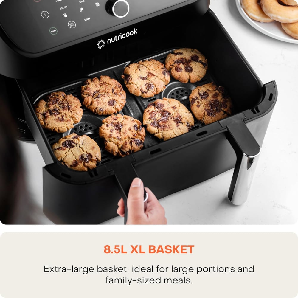 Nutricook Air Fryer NC-AFD285 2400W 8.5L Duo 2 Flexzone Split Dual Oven Box