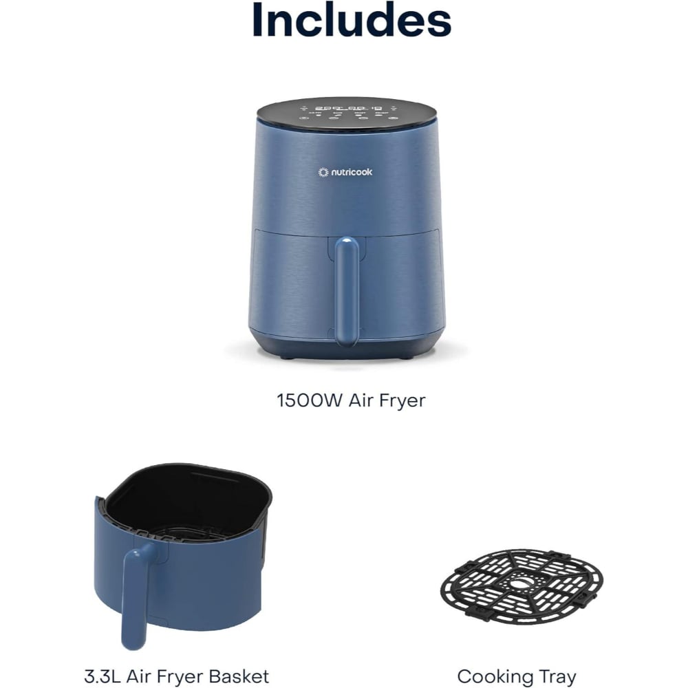 Nutricook Nutricook Air Fryer Mini 2 3.3L - Blue, NC-AFM033B – Buy in Lebanon