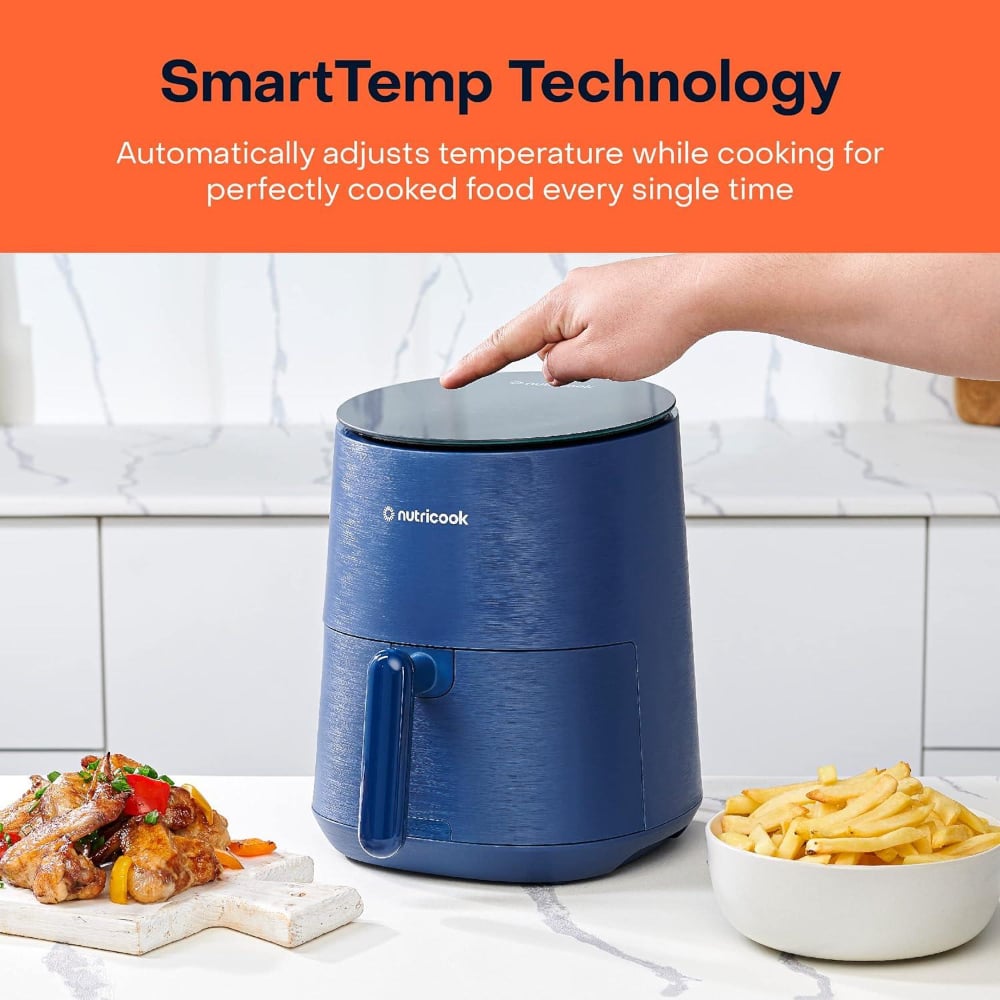Nutricook Air Fryer Mini 2 NC-AFM033B 1500W 3.3L Blue Digital Cooker Oven Box