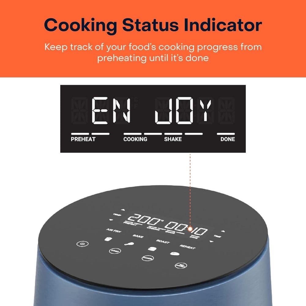 Nutricook Air Fryer Mini 2 NC-AFM033B 1500W 3.3L Blue Digital Cooker Oven Box