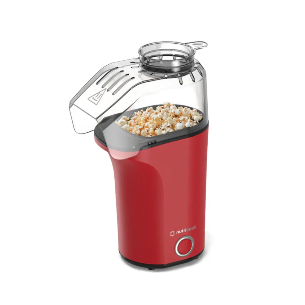 Nutricook Popcorn Maker NCK-PM150R 1200W Hot Air Oil Free Healthy Baker Bin