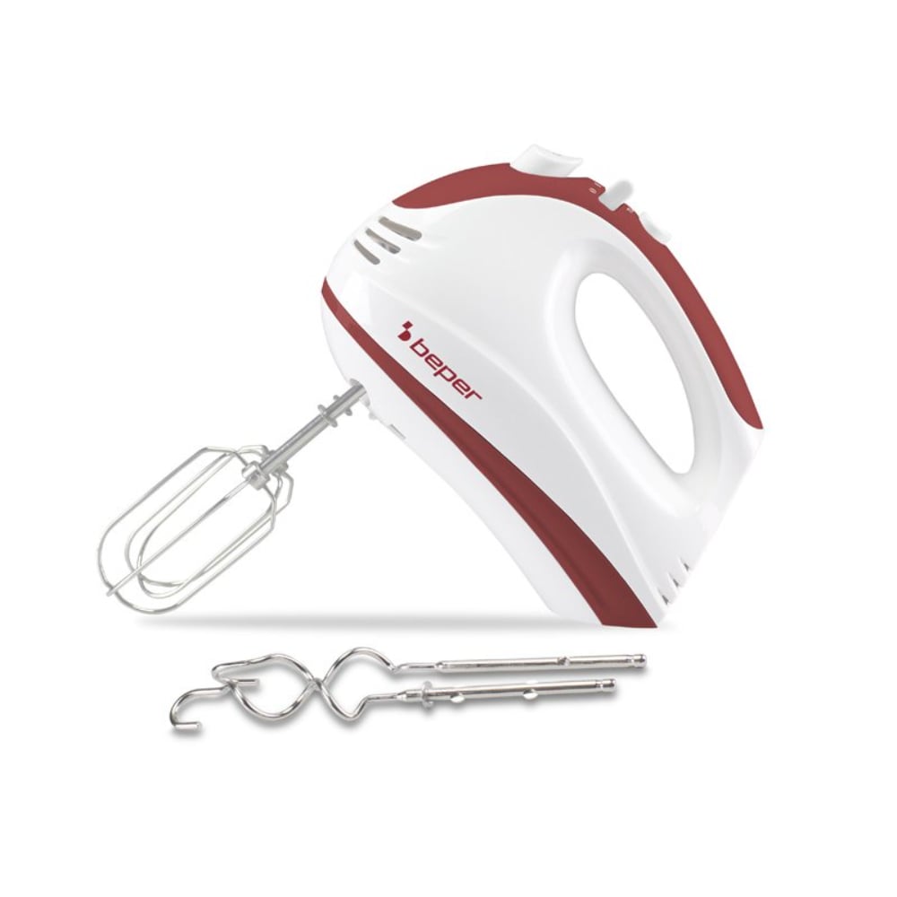 Beper Electric Whisk 300W, 5 Speeds, Turbo Function, 20cm Idel For Soft