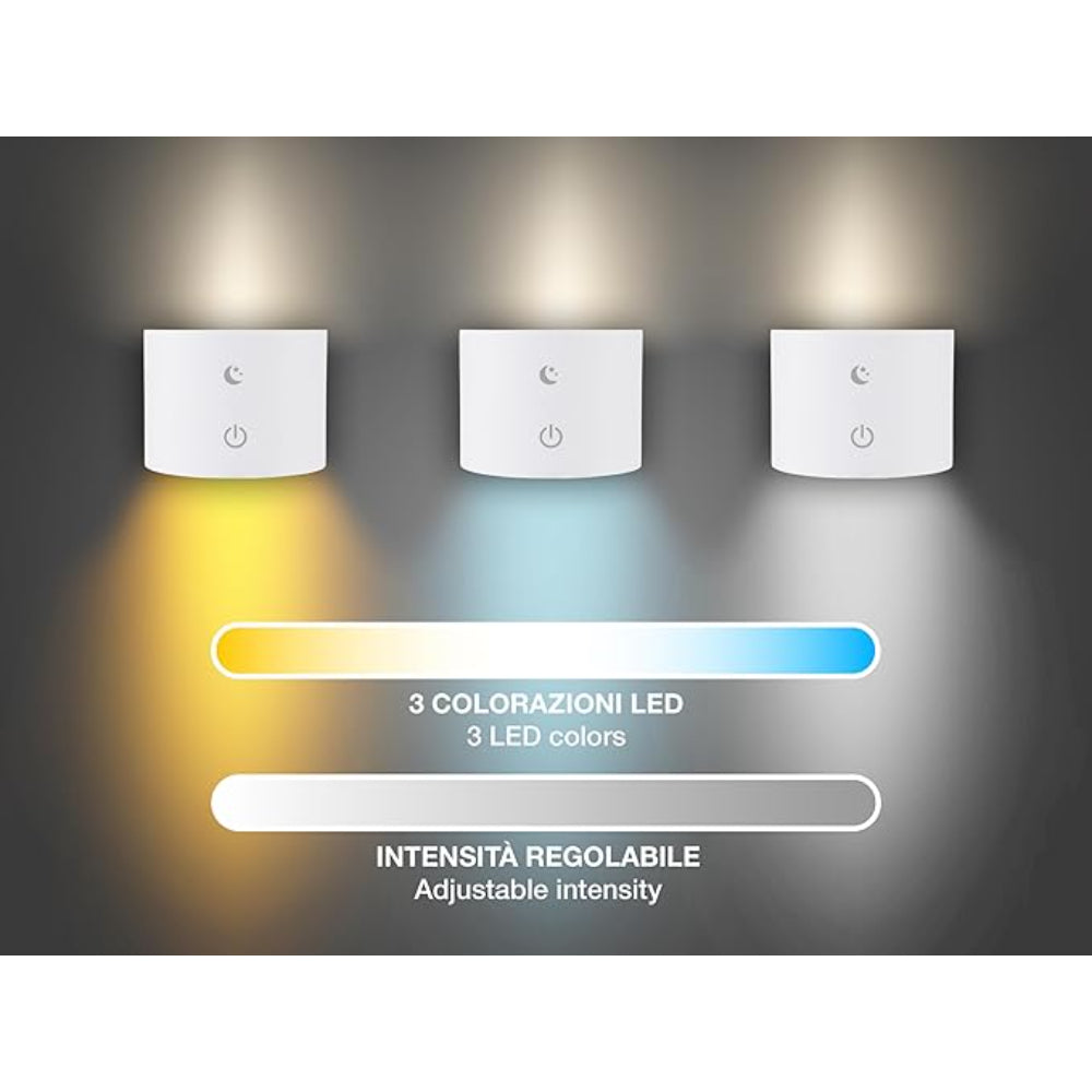 Beper Rechargeable 3In1 Lamp Lumini, White