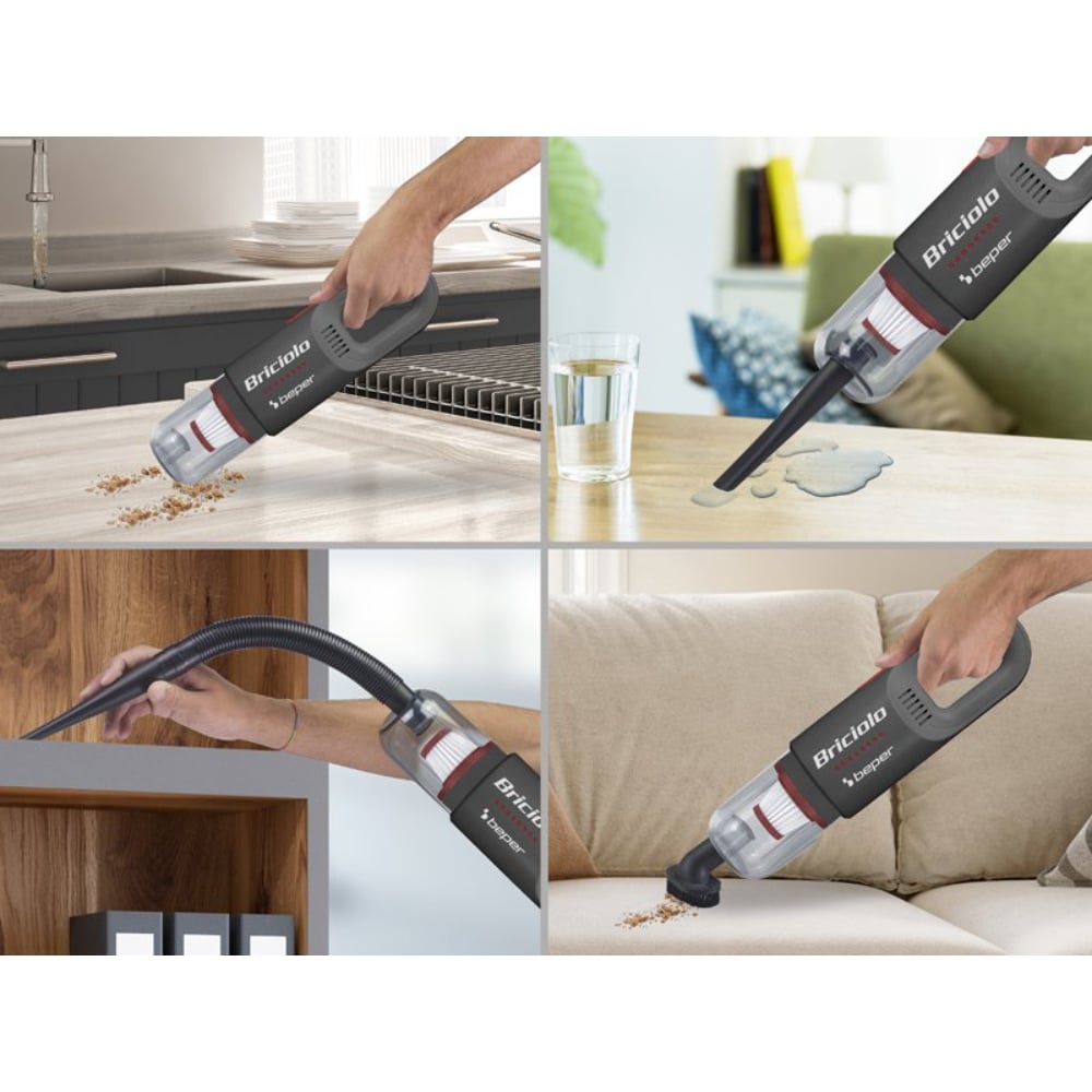 Beper Rechargeable Wet-Dry Handy Vacuum 7.4V