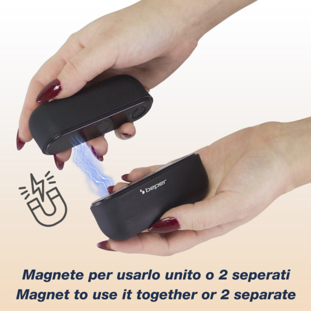 Beper Hand Warmer Rchargeable Magnetic, 3 Heat Level, USB-C Charging