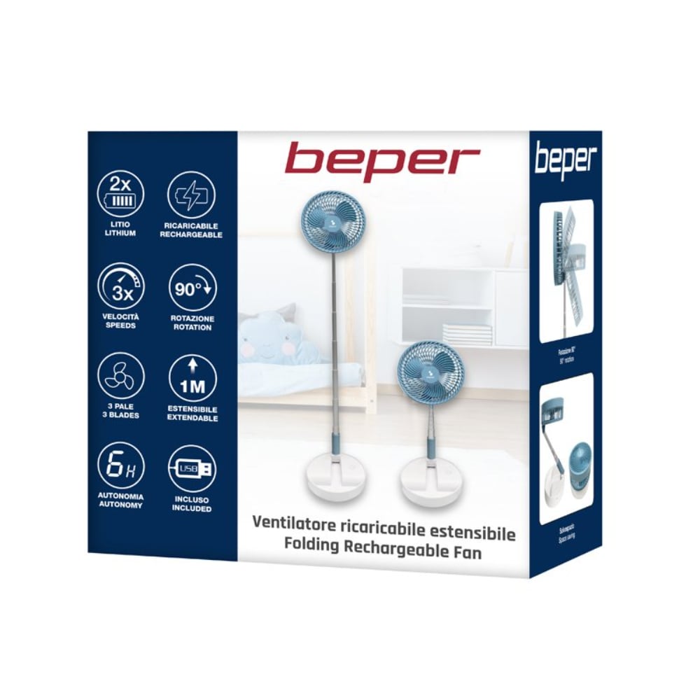 Beper Extendable Rechargeable Fan – Buy in Lebanon