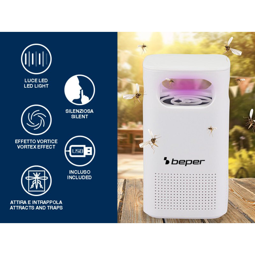 Beper Led Mosquito Killer With Fan, USB Cable, Anti Mosquito Lamp, UV-Tue