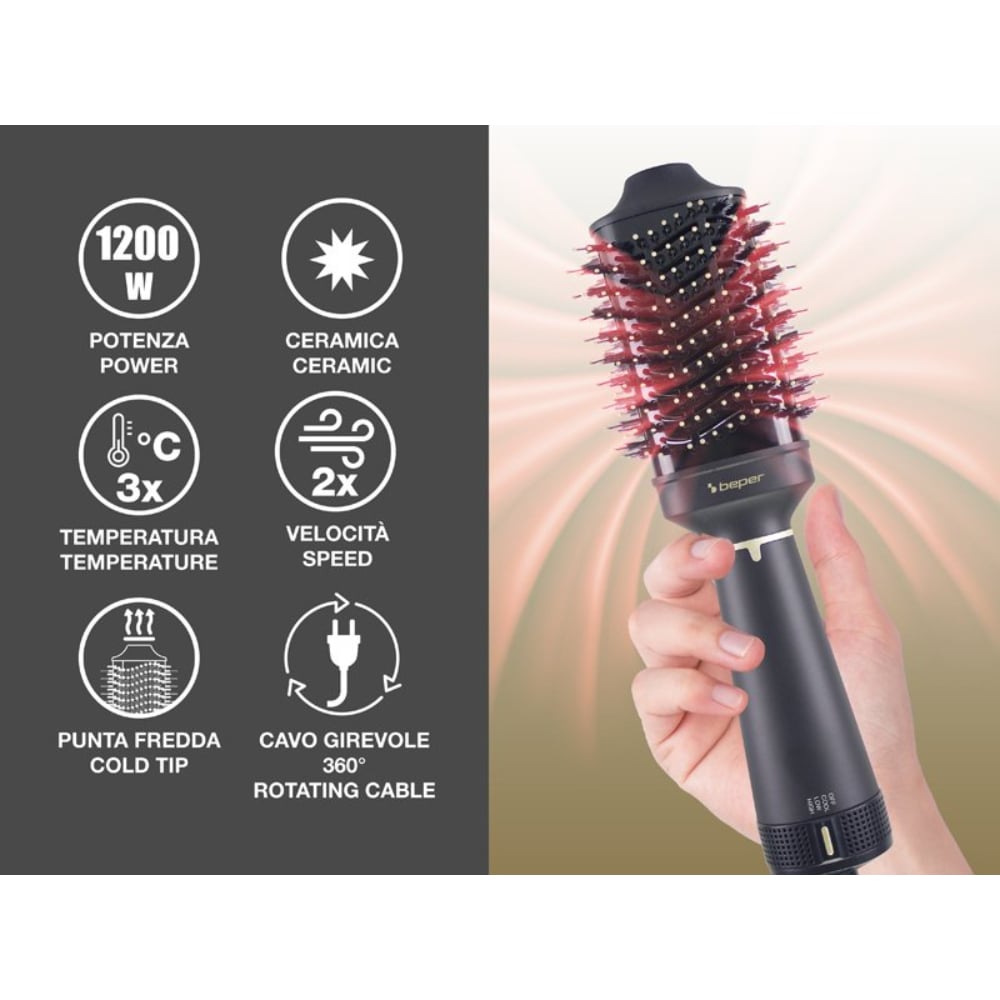 Beper Hair dryer and Volumizer Hot Air Brush