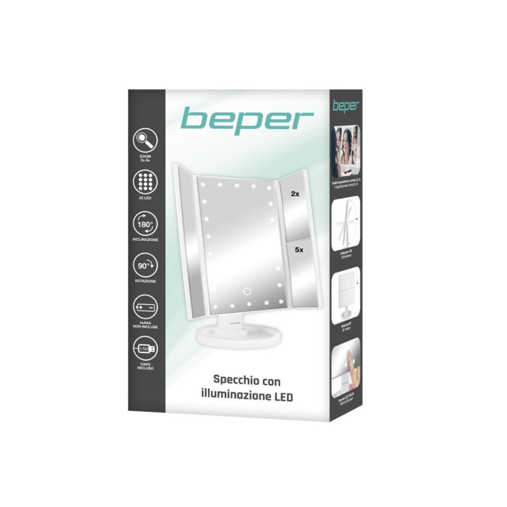 Beper Make Up Mirror With Led Light – Buy in Lebanon