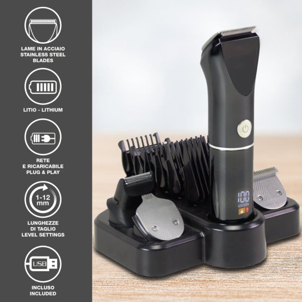 Beper Trimmer Set For Face, Hair and Body - TrimX 12