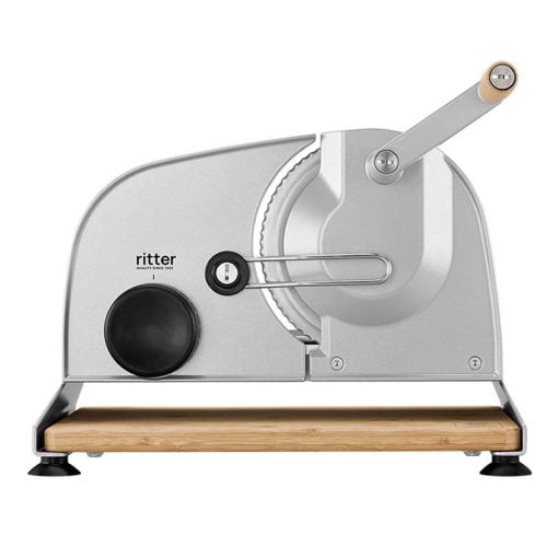 Ritter PIATTO-5 Manual Hand-Operated Food Slicer with Bamboo Board