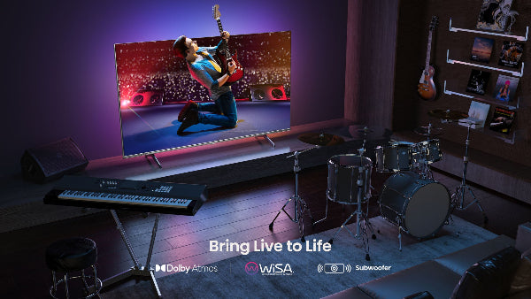 Hisense 55" QLED 4K Smart TV 144Hz Gaming Refresh Rate Dolby Vision IQ Atmos