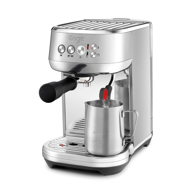 Sage Bambino Plus SES500 stainless compact coffee machine