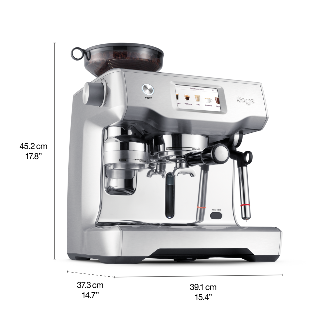 Sage, Oracle Touch Espresso Coffee Machine Silver