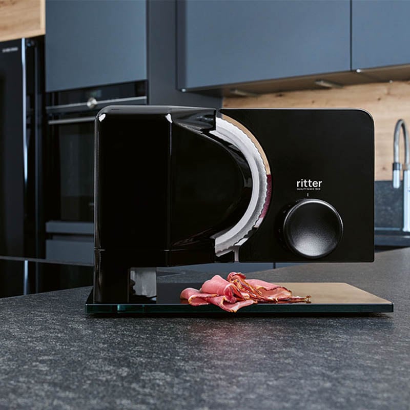 Ritter SINUS-2 Suspended Electric Food Slicer with Shatterproof Glass Base