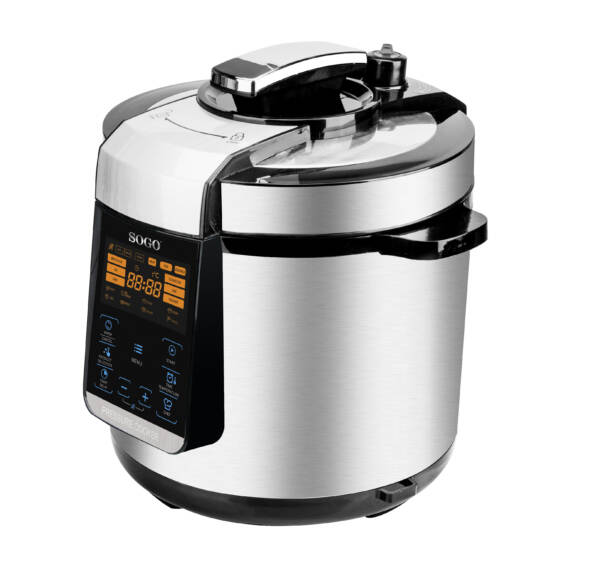 Sogo SS-10610 6L Digital Pressure Cooker - 1000W - 15 Cooking Modes & IMD Panel