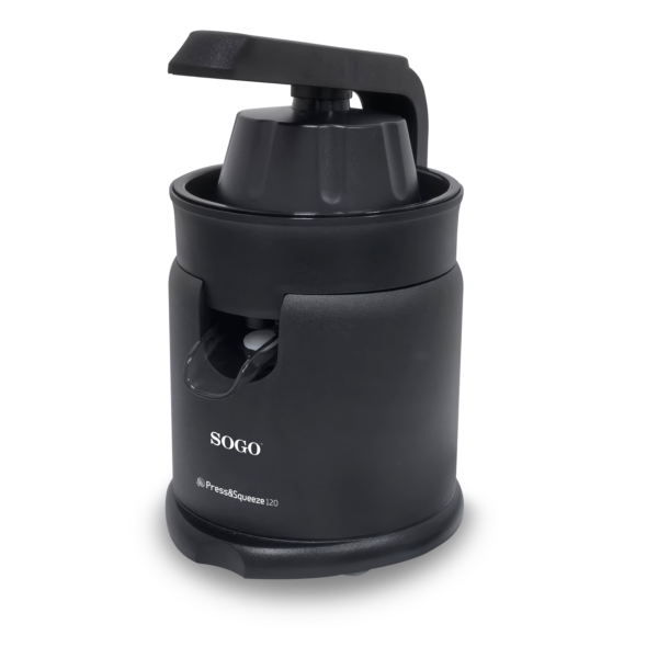 Sogo SS-5115 Citrus Juicer with Professional Press Handle - 120W - Black
