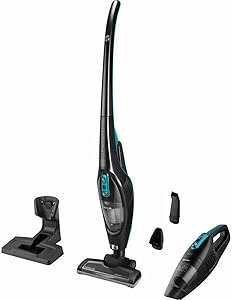 Sencor 2-in-1 Cordless Stick Vacuum 22.2V 45 Min Run Time HEPA Filter Turquoise