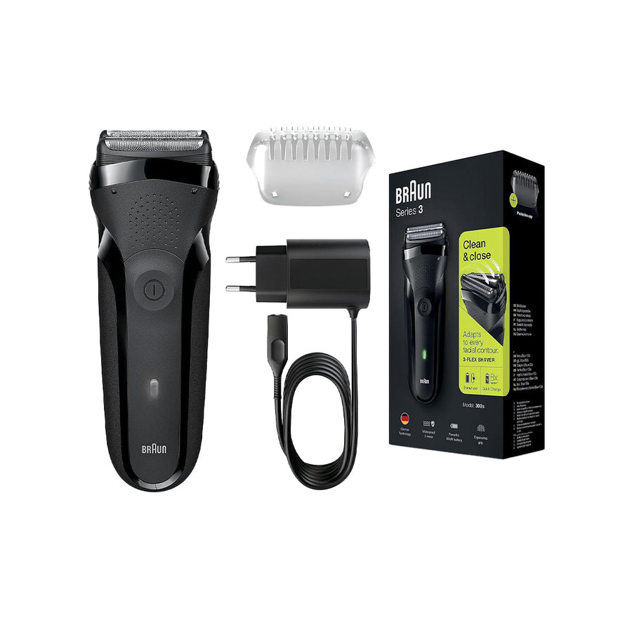 Braun Series 3 300BT Shave & Style 3-in-1 Electric Shaver & Beard Trimmer Blk