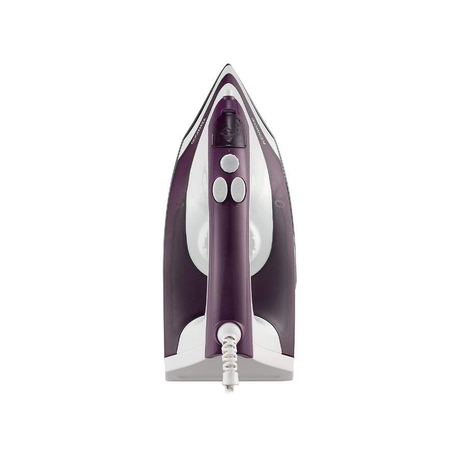 Kenwood Steam Iron STP40 2000W Ceramic Soleplate 250ml Tank Purple White New
