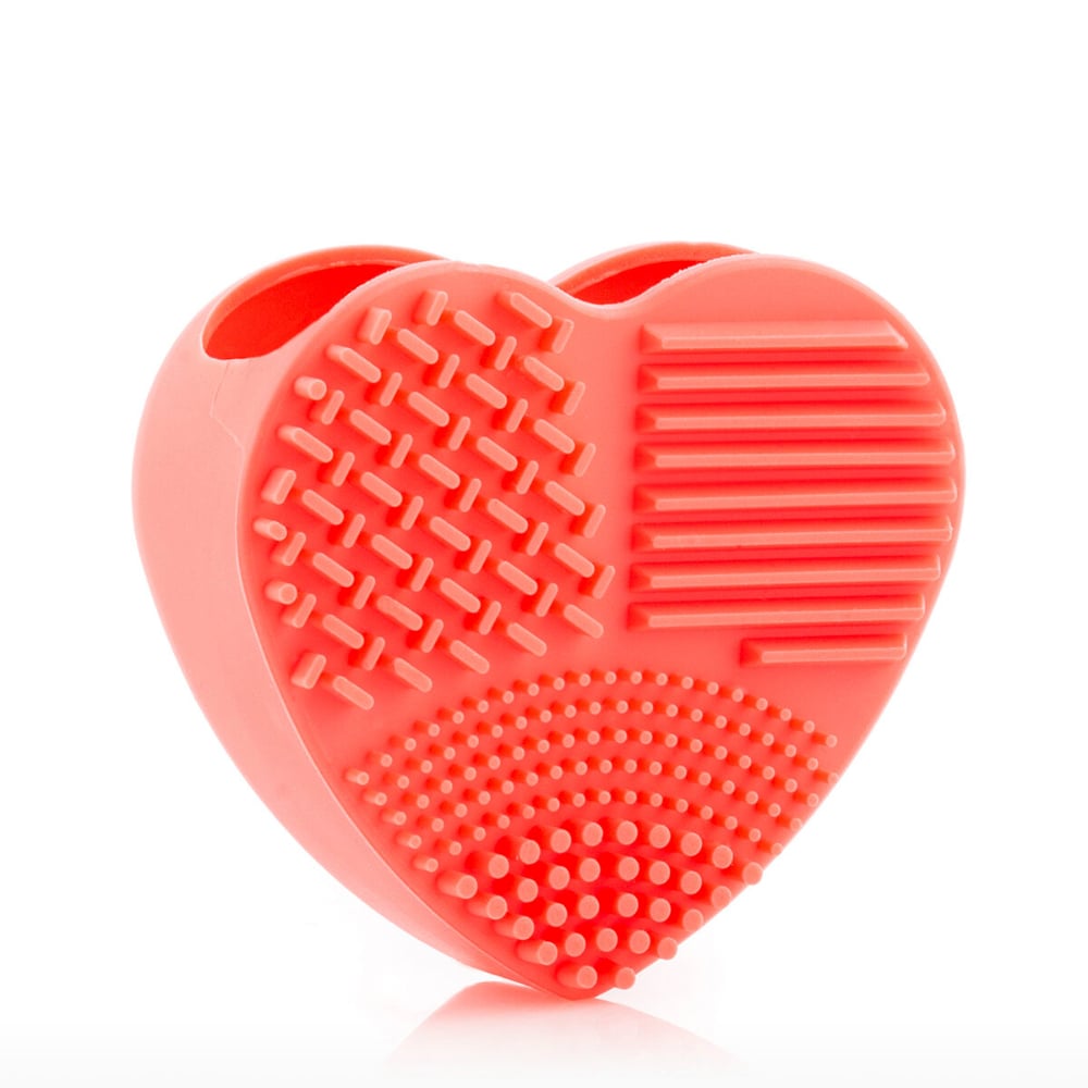InnovaGoods Make-Up Brush Cleaner Heart