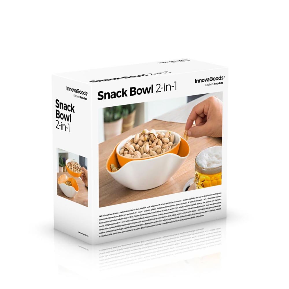 InnovaGoods 2-In-1 Snack Bowl 2 Pieces Buy in Lebanon