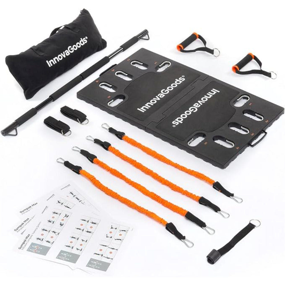 InnovaGoods Integrated Portable Training System With Exercise Guide Gympak