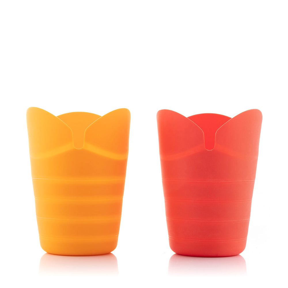 InnovaGoods Collapsible Silicone Popcorn Poppers Popbox (Pack Of 2)