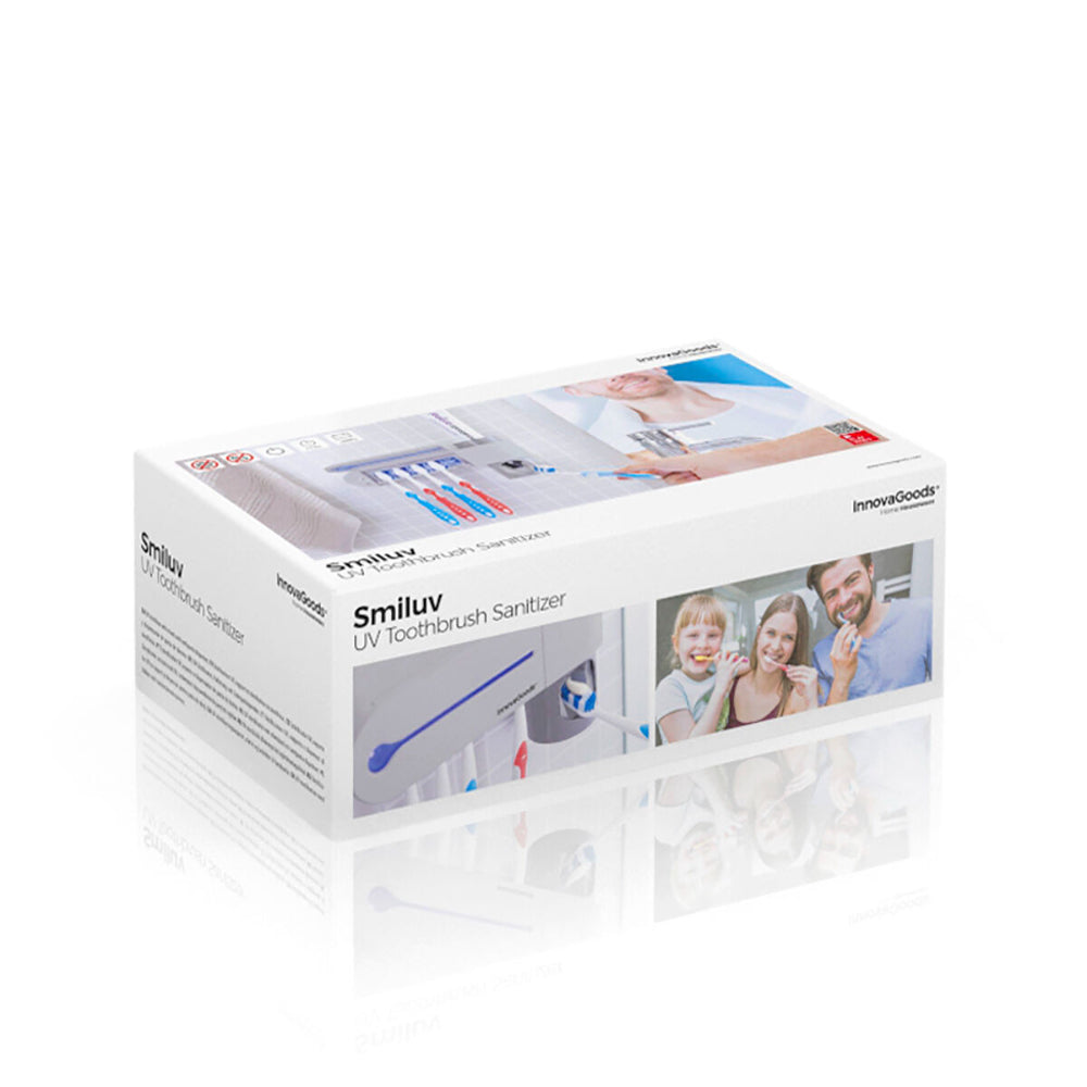 InnovaGoods Uv Toothbrush Steriliser With Stand And Toothpaste Dispenser Buy in Lebanon