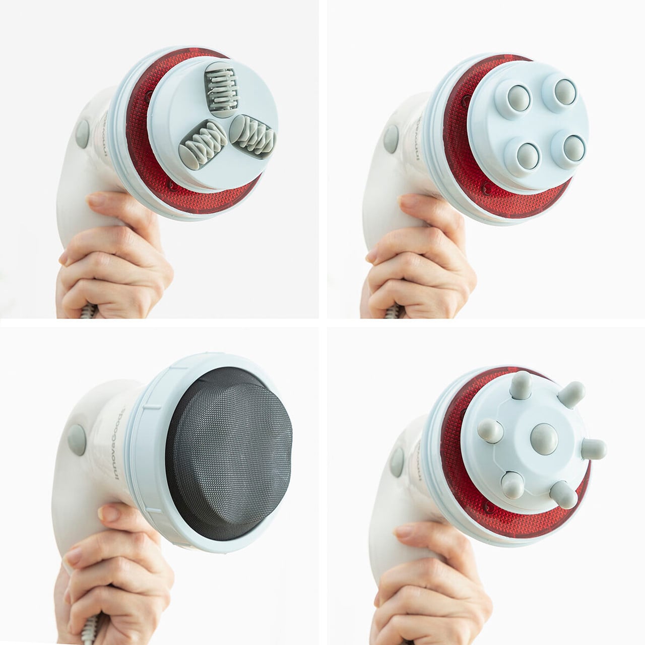 InnovaGoods 5-in-1 Vibrating Anti-cellulite Massager with Infrared Cellyred