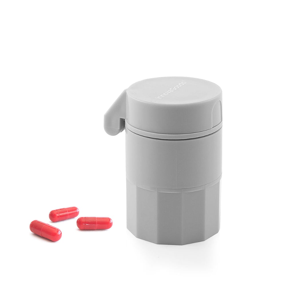 InnovaGoods 5-In-1 Pill Dispenser With Cutter And Crusher Fivlok