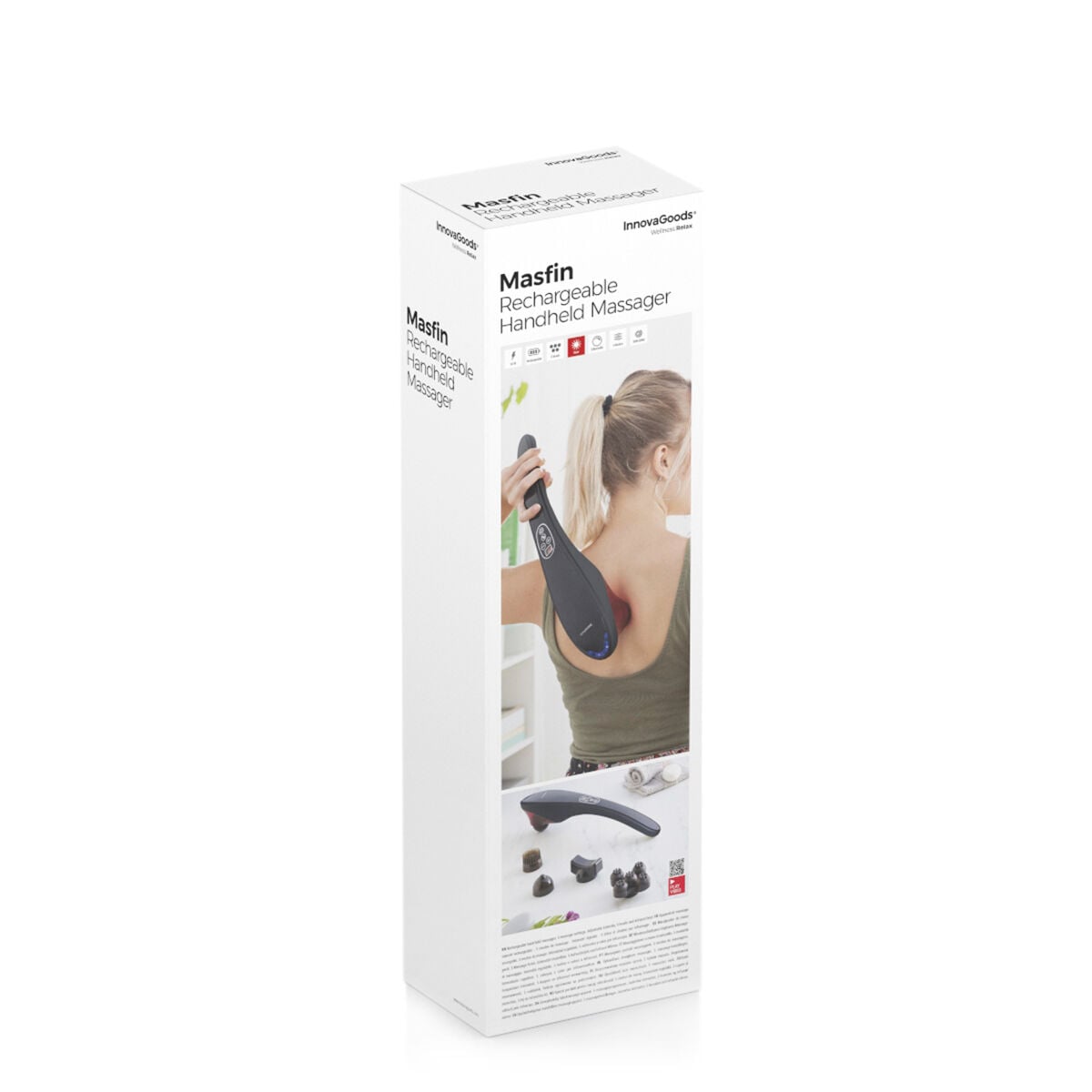 InnovaGoods Rechargeable Handheld Massager Masfin Buy in Lebanon