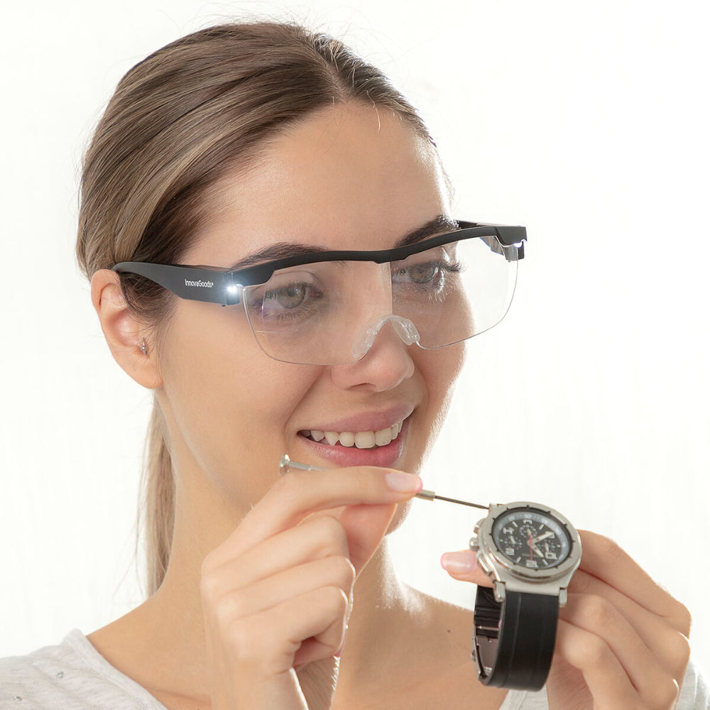 InnovaGoods Magnifying Glasses With Led Glassoint