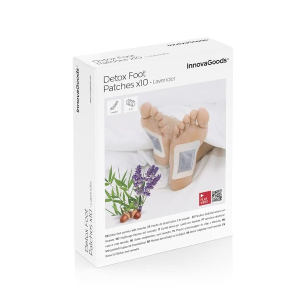 InnovaGoods Detox Foot Patches Lavender 10Units Buy in Lebanon