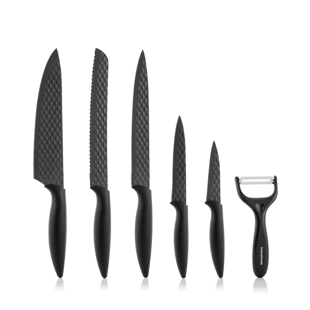 InnovaGoods Diamond Knife Set Shard 6 Pieces