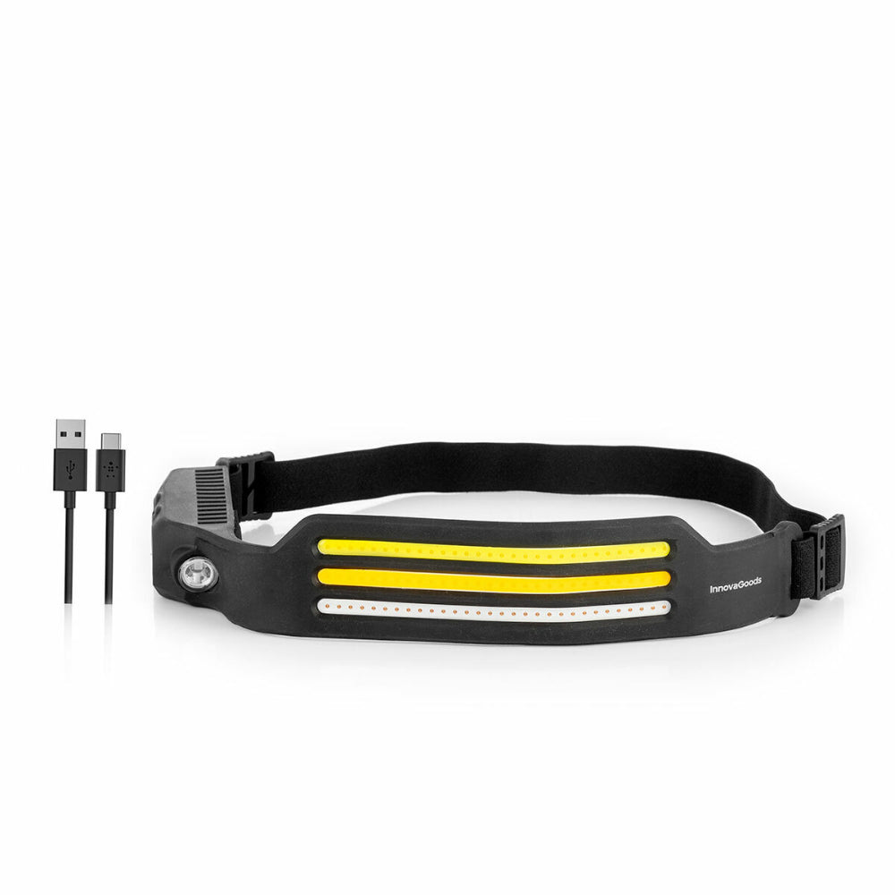 InnovaGoods Rechargeable And Adjustable Led Headlamp Recobright