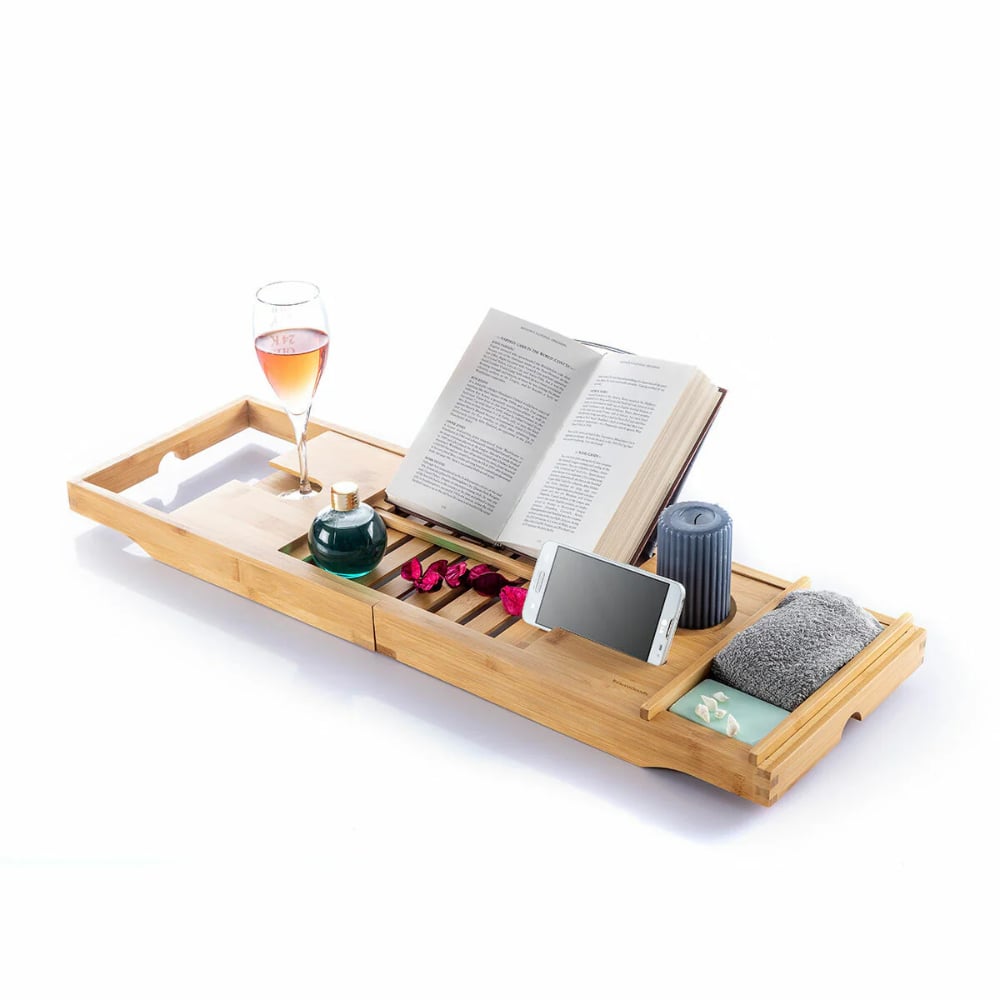 Innovagoods Extendable Bamboo Bath Tray Trayth