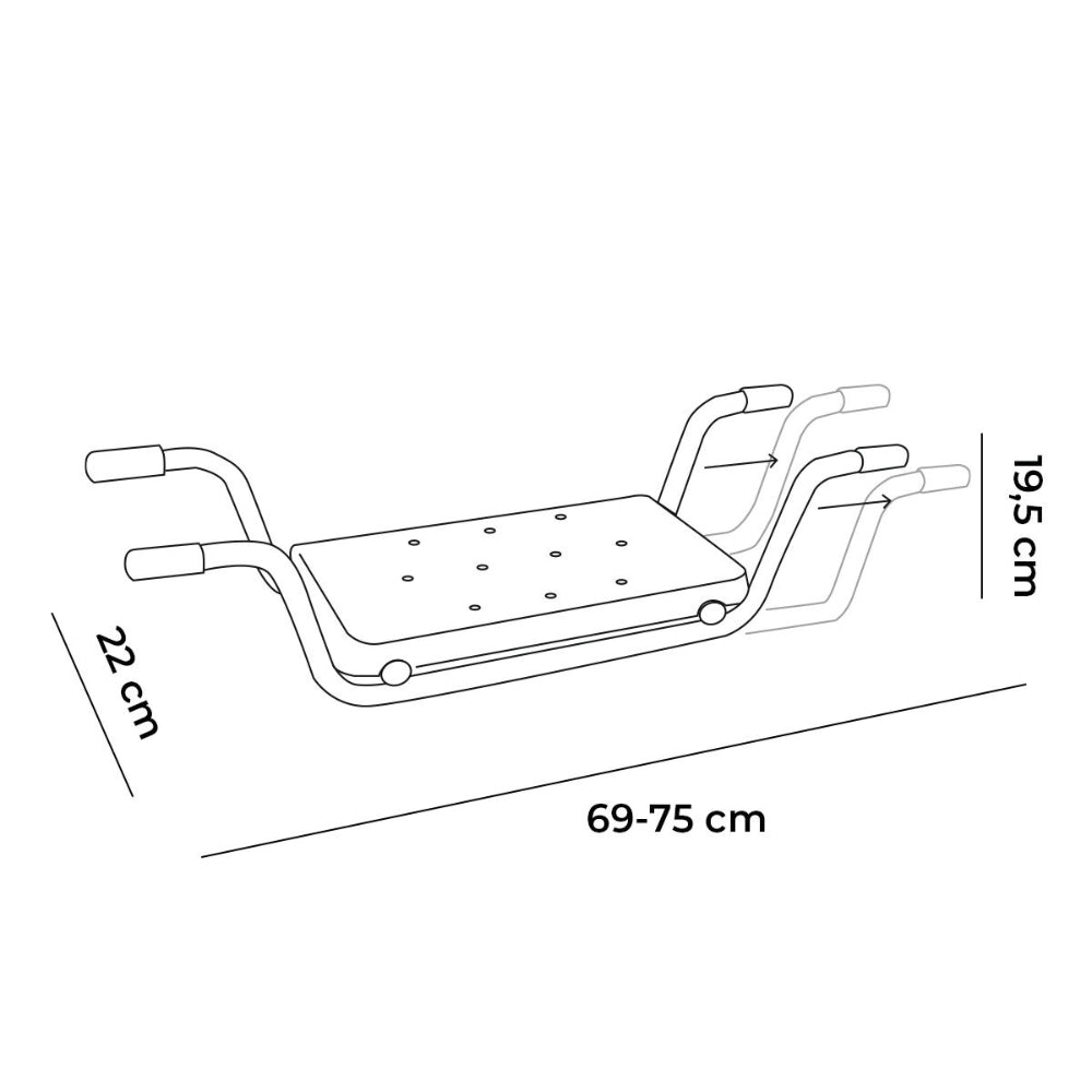 Innovagoods 2-in-1 Non-Slip Bathtub Seat Seburett
