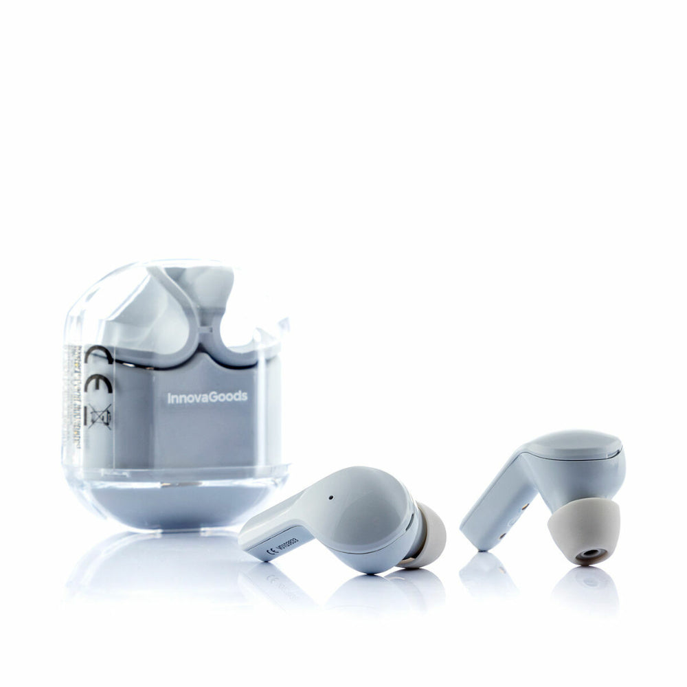 InnovaGoods Wireless Headphones Grey