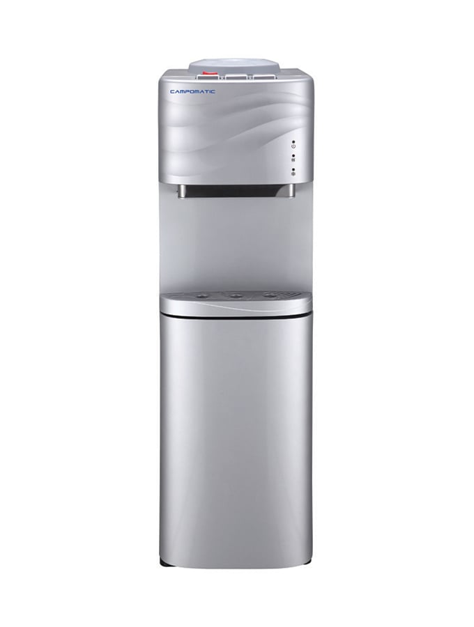 Campomatic Top Load Water Dispenser Silver | Hot, Cold & Normal Wa