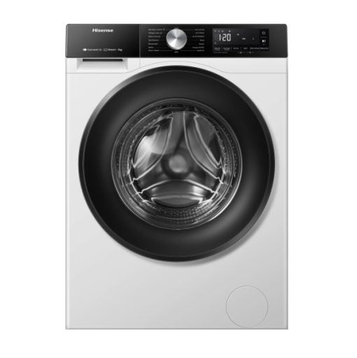 Hisense Washer Front Load 9Kg 1400Rpm Inverter Steam White