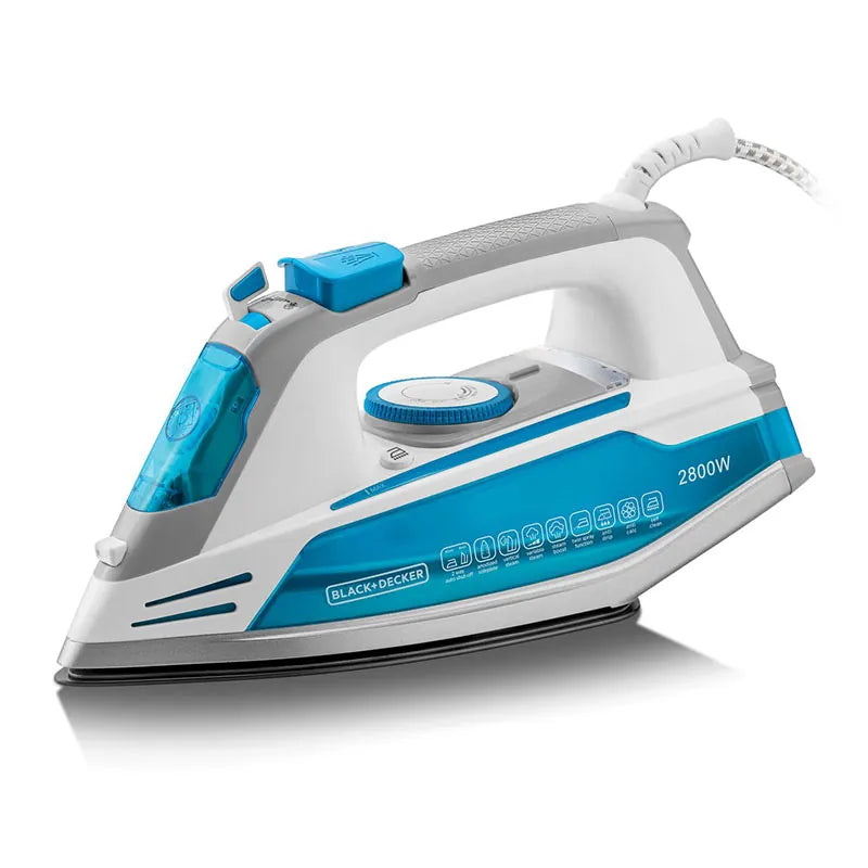 Black+Decker Steam Iron X2800-B5 2800W 110g Steam Boost Auto Off