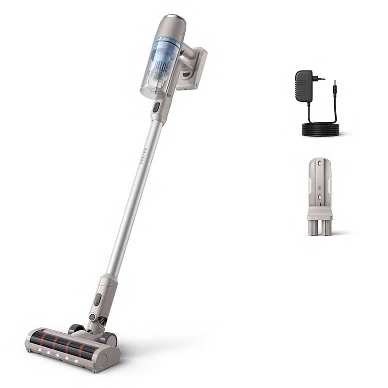 Philips XC2011/61 2000 Series Cordless Vacuum – 40min Runtime, Grey