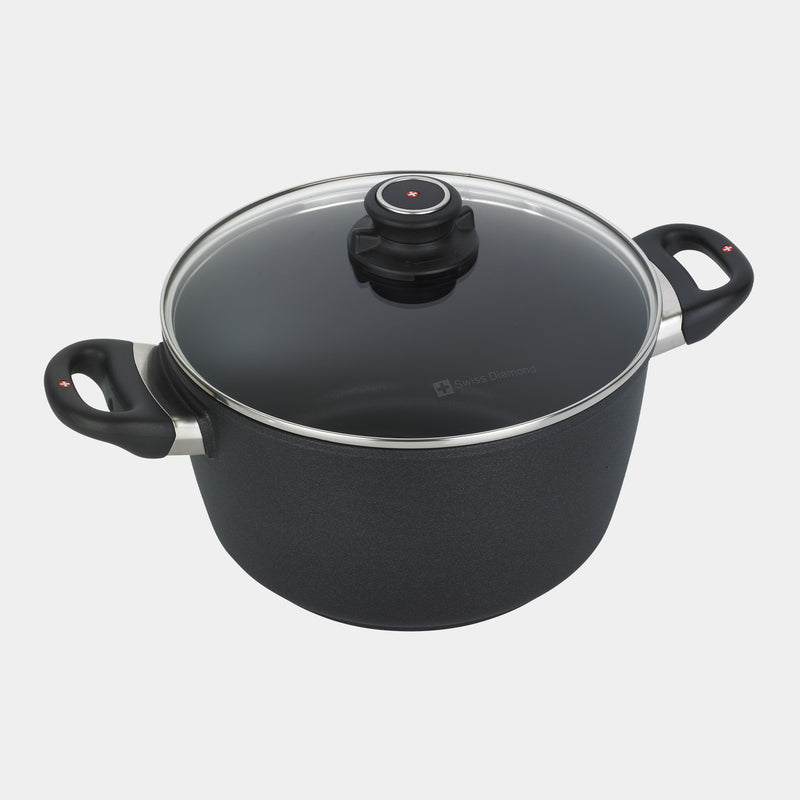 Swiss Diamond Swiss Stock Pot With Lid 24Cm