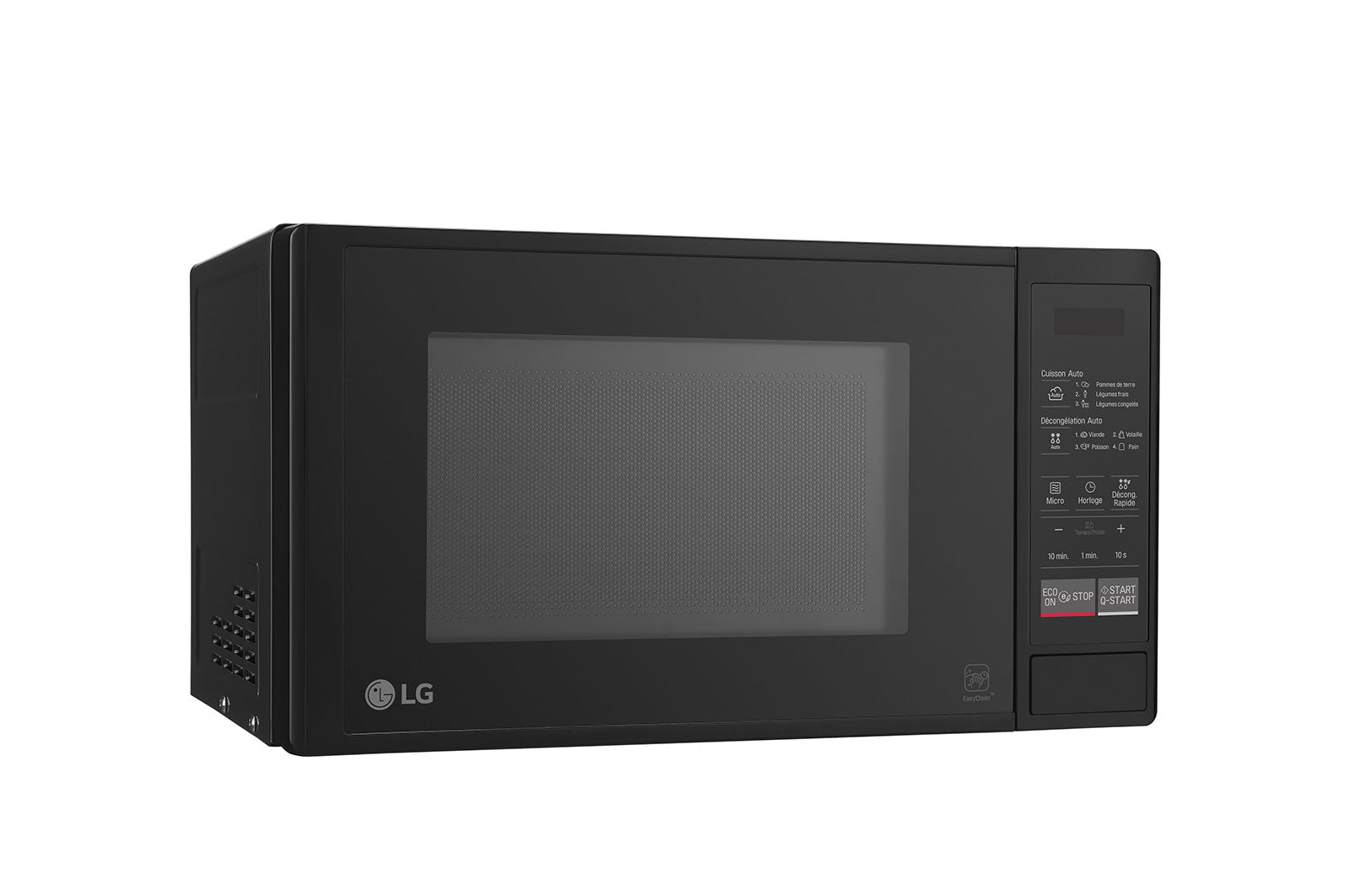 Lg Microwave 20L With Easyclean Coating, Rounded Corners, Black