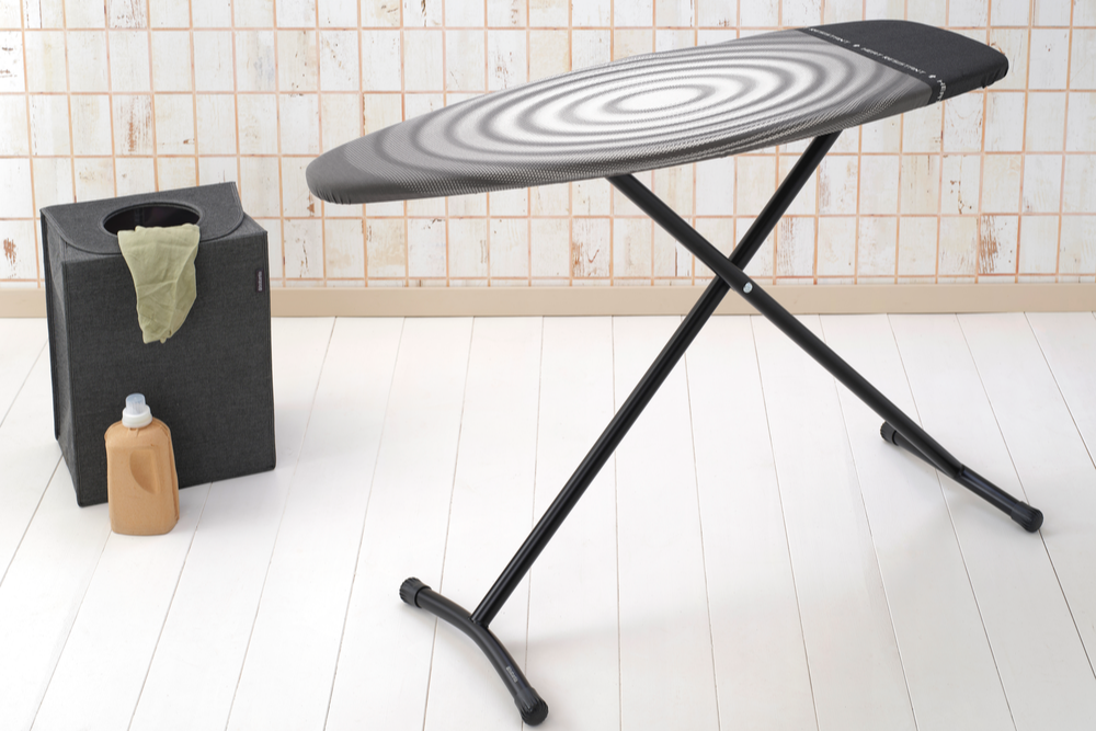 Brabantia Ironing Board D 135 x 45 cm Solid Steam Iron Rest – Black