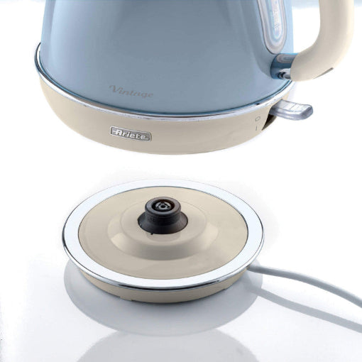 Ariete Vintage Electric Kettle 1.7L 2000W Retro Stainless Steel Boiler