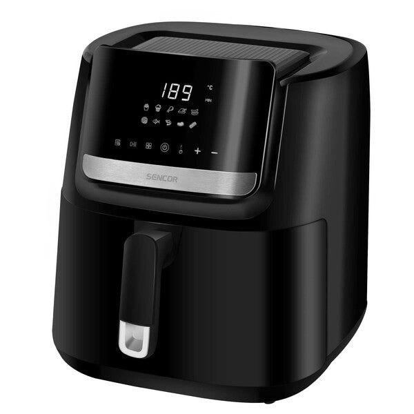 Sencor Digital Air Fryer 6.5L 1600W 10-Programs Oil-Free Healthy Cooking Black