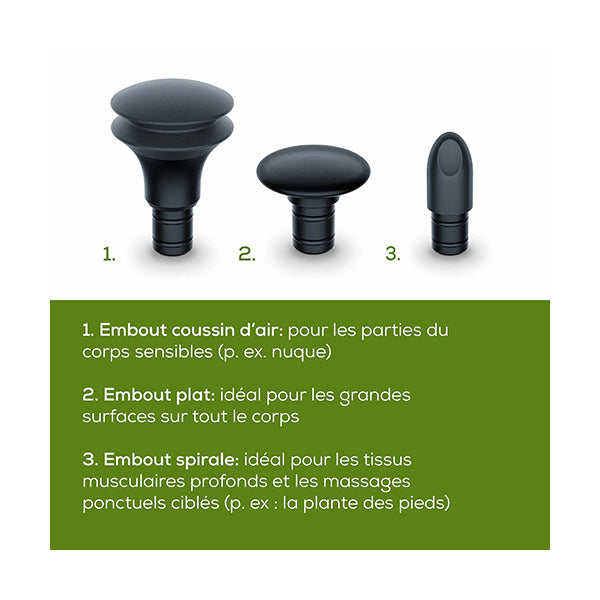 Beurer, Mg 79 Sensitive Muscle Massage Gun - 10218 - Black