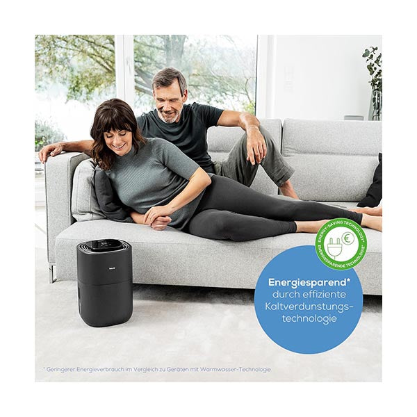 Beurer Lb 200 Humidifier With Energy-Efficient Cold Evaporation Technology - 10069 - Black